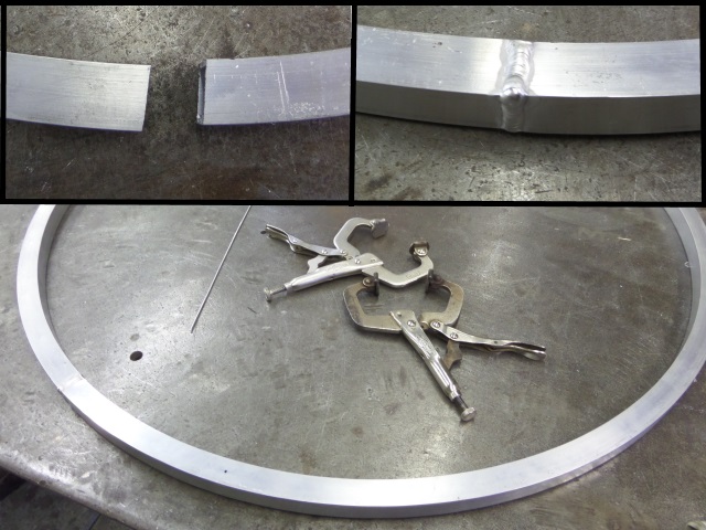 "Aluminium Hoop Lighting Fixture"